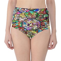 Character Disney Stained Classic High-waist Bikini Bottoms by artworkshop