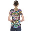 Character Disney Stained Short Sleeve Front Detail Top View2