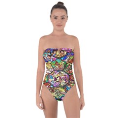 Character Disney Stained Tie Back One Piece Swimsuit