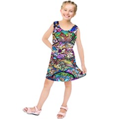 Character Disney Stained Kids  Tunic Dress by artworkshop