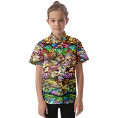 Character Disney Stained Kids  Short Sleeve Shirt