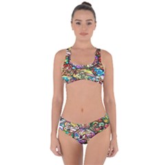 Character Disney Stained Criss Cross Bikini Set by artworkshop