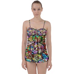 Character Disney Stained Babydoll Tankini Set by artworkshop