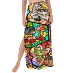 Character Disney Stained Maxi Chiffon Tie-up Sarong by artworkshop