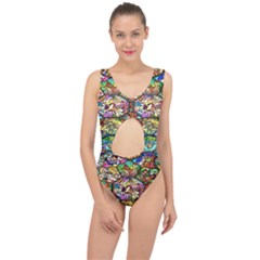 Character Disney Stained Center Cut Out Swimsuit by artworkshop