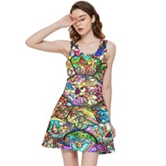 Character Disney Stained Inside Out Racerback Dress by artworkshop