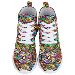 Character Disney Stained Women s Lightweight High Top Sneakers by artworkshop