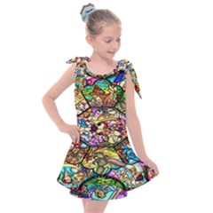 Character Disney Stained Kids  Tie Up Tunic Dress by artworkshop