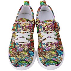 Character Disney Stained Women s Velcro Strap Shoes by artworkshop