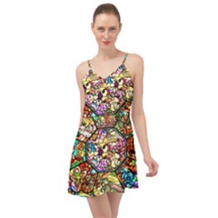 Character Disney Stained Summer Time Chiffon Dress by artworkshop