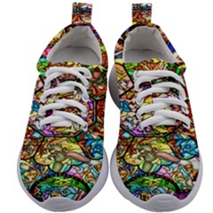 Character Disney Stained Kids Athletic Shoes by artworkshop