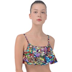 Character Disney Stained Frill Bikini Top by artworkshop