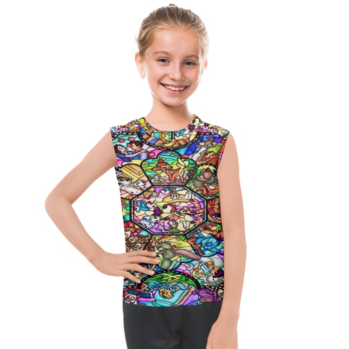 Character Disney Stained Kids  Mesh Tank Top