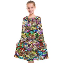 Character Disney Stained Kids  Midi Sailor Dress by artworkshop