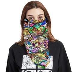 Character Disney Stained Face Covering Bandana (triangle) by artworkshop