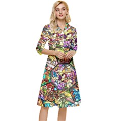 Character Disney Stained Classy Knee Length Dress