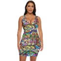 Character Disney Stained Draped Bodycon Dress View1