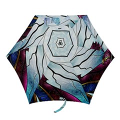 Anna Disney Frozen Stained Glass Mini Folding Umbrellas by artworkshop