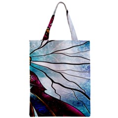 Anna Disney Frozen Stained Glass Zipper Classic Tote Bag by artworkshop