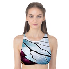 Anna Disney Frozen Stained Glass Tank Bikini Top by artworkshop