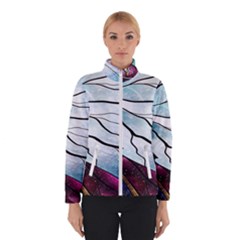 Anna Disney Frozen Stained Glass Women s Bomber Jacket by artworkshop