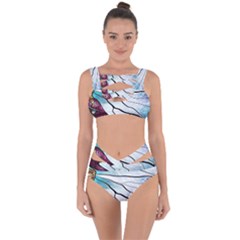 Anna Disney Frozen Stained Glass Bandaged Up Bikini Set  by artworkshop