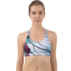 Anna Disney Frozen Stained Glass Back Web Sports Bra by artworkshop