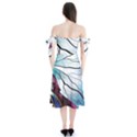 Anna Disney Frozen Stained Glass Shoulder Tie Bardot Midi Dress View2