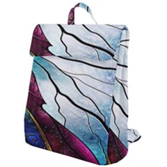 Anna Disney Frozen Stained Glass Flap Top Backpack by artworkshop