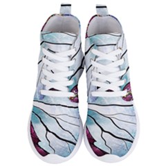 Anna Disney Frozen Stained Glass Women s Lightweight High Top Sneakers by artworkshop