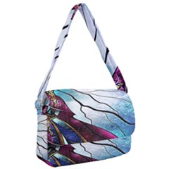 Anna Disney Frozen Stained Glass Courier Bag by artworkshop