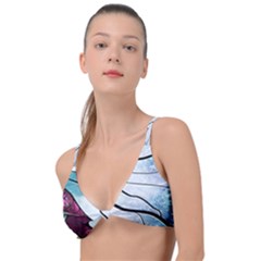 Anna Disney Frozen Stained Glass Knot Up Bikini Top by artworkshop