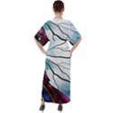 Anna Disney Frozen Stained Glass V-Neck Boho Style Maxi Dress View2