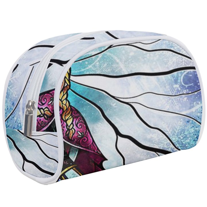 Anna Disney Frozen Stained Glass Make Up Case (Large)