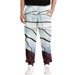 Anna Disney Frozen Stained Glass Men s Elastic Waist Pants by artworkshop