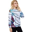 Anna Disney Frozen Stained Glass Women s Lightweight Drawstring Hoodie View3