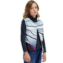 Anna Disney Frozen Stained Glass Kid s Short Button Up Puffer Vest	 View2