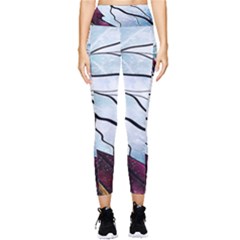 Anna Disney Frozen Stained Glass Pocket Leggings 