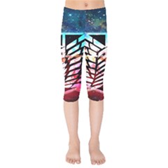 Attack On Titan Shingeki Galaxy Kids  Capri Leggings  by artworkshop