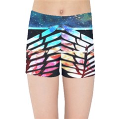 Attack On Titan Shingeki Galaxy Kids  Sports Shorts by artworkshop