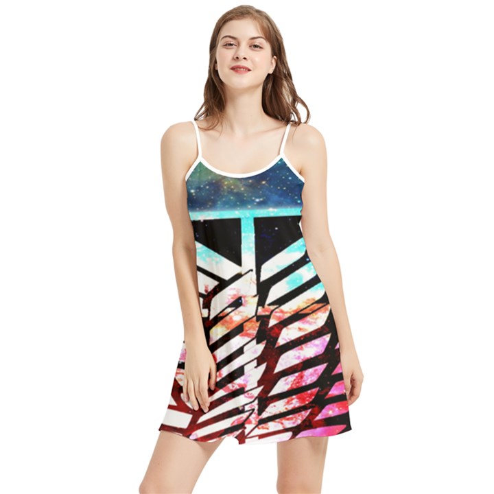 Attack On Titan Shingeki Galaxy Summer Frill Dress