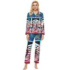 Attack On Titan Shingeki Galaxy Womens  Long Sleeve Velvet Pocket Pajamas Set by artworkshop