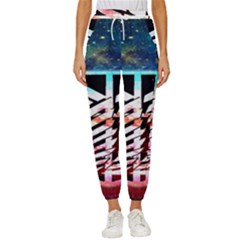 Attack On Titan Shingeki Galaxy Cropped Drawstring Pants by artworkshop