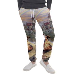 Beauty And The Beast Castle Men s Jogger Sweatpants by artworkshop