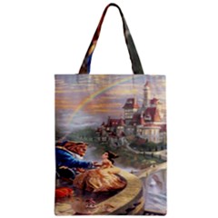 Beauty And The Beast Castle Zipper Classic Tote Bag by artworkshop