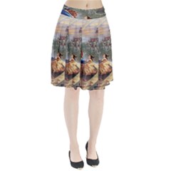 Beauty And The Beast Castle Pleated Skirt by artworkshop