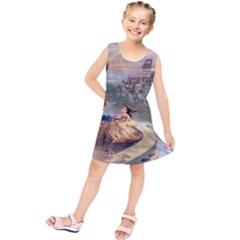 Beauty And The Beast Castle Kids  Tunic Dress by artworkshop