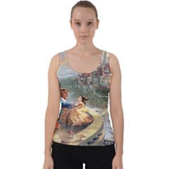 Beauty And The Beast Castle Velvet Tank Top by artworkshop