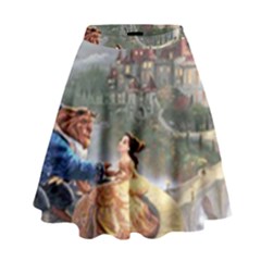 Beauty And The Beast Castle High Waist Skirt by artworkshop