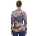 Beauty And The Beast Castle V-Neck Long Sleeve Top View2